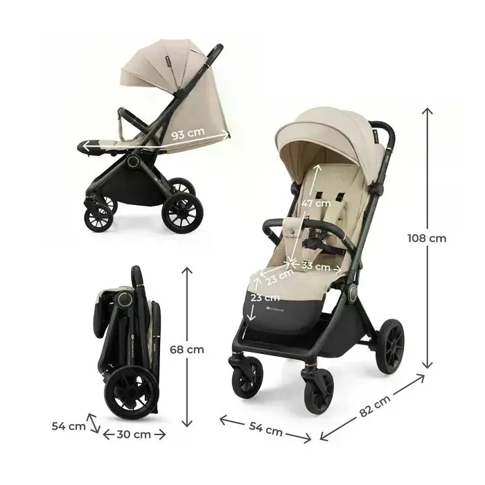 Коляска Kinderkraft Dave Sand Dune (KSDAVE00BEG0000) (5902533930913) зображення 3