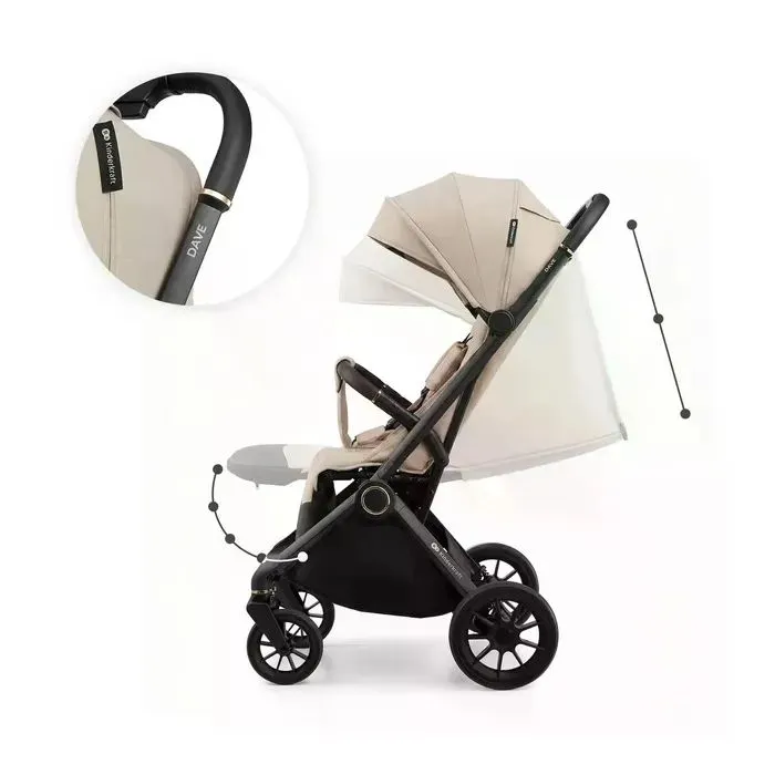 Коляска Kinderkraft Dave Sand Dune (KSDAVE00BEG0000) (5902533930913) зображення 4