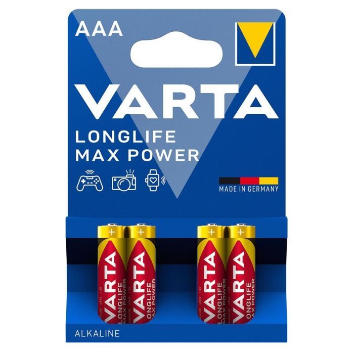 Батарейка Varta AAA Longlife Max Power щелочная * 4 (04703101404)