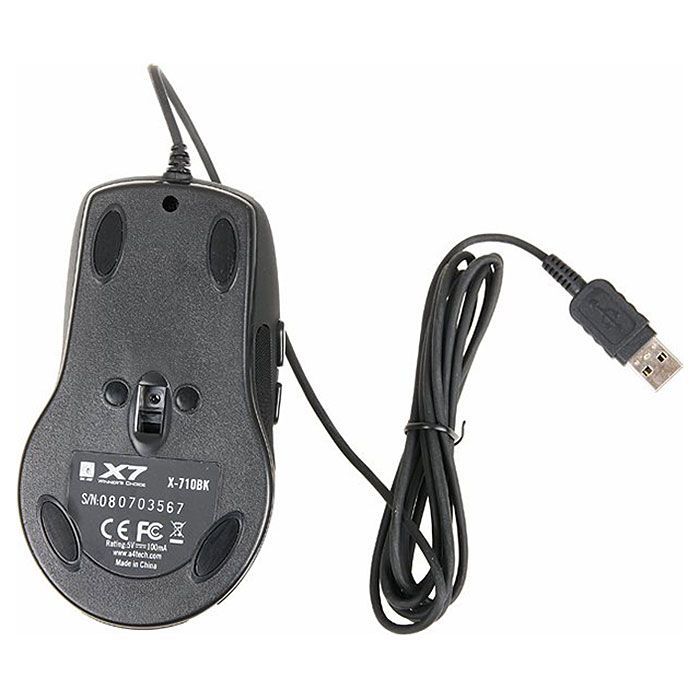 Мышка A4Tech X-710BK black изображение 4