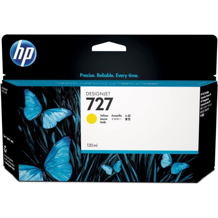 Картридж HP DJ No.727Yellow DesignJet T1500/T920/ 130 ml (B3P21A)