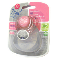 Пустышка Nuby Natural Touch Ортодонтическая 6-12м, розовая (67522MOSN-2) изображение 2