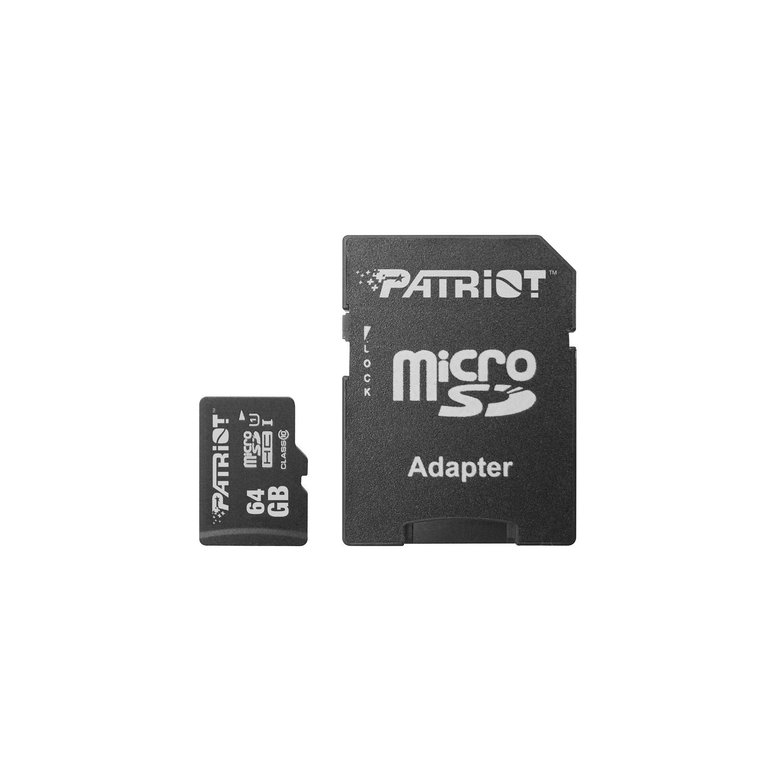 Карта пам'яті Patriot 64GB microSD class10 UHS-1 (PSF64GMCSDXC10)