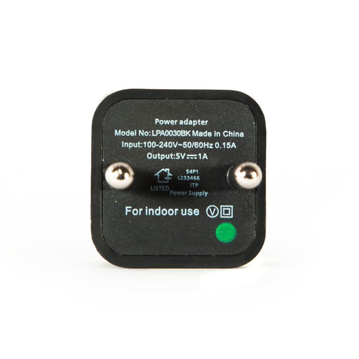 Зарядний пристрій Vinga CB 03 SOLO Black 5V 1A (LPA0030BK) зображення 4