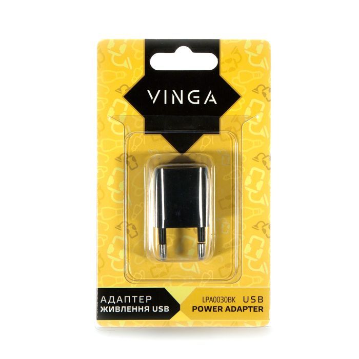 Зарядний пристрій Vinga CB 03 SOLO Black 5V 1A (LPA0030BK) зображення 7