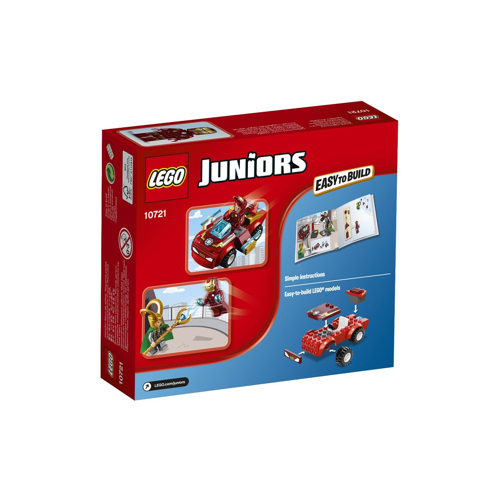 Конструктор LEGO Juniors Железный человек против Локи (10721) зображення 8