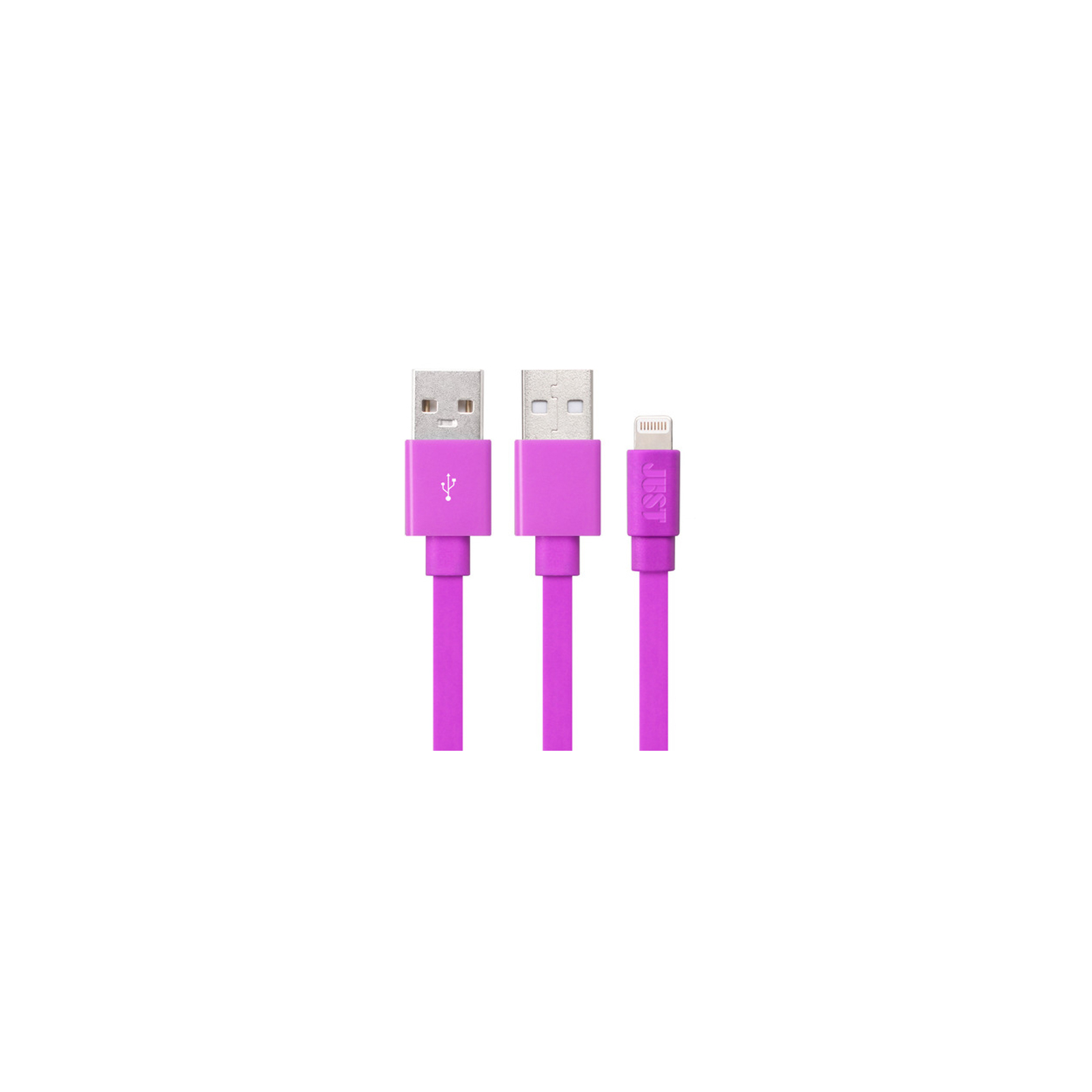 Дата кабель USB 2.0 AM to Lightning 1.2m Freedom Pink Just (LGTNG-FRDM-PNK)