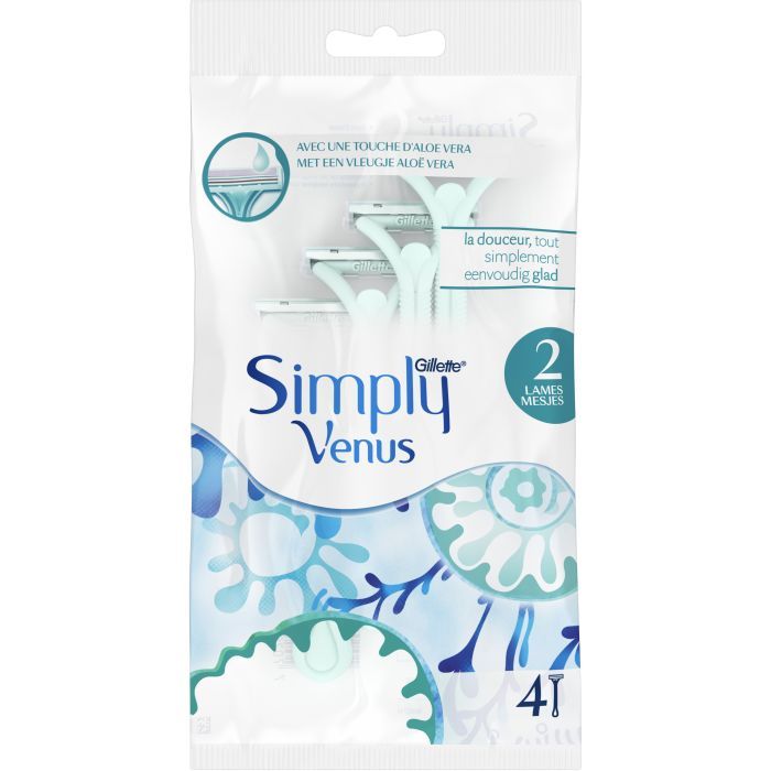 Бритва Gillette Simply Venus 2 одноразовая 2 шт. (3014260248642/8700216143653) изображение 2