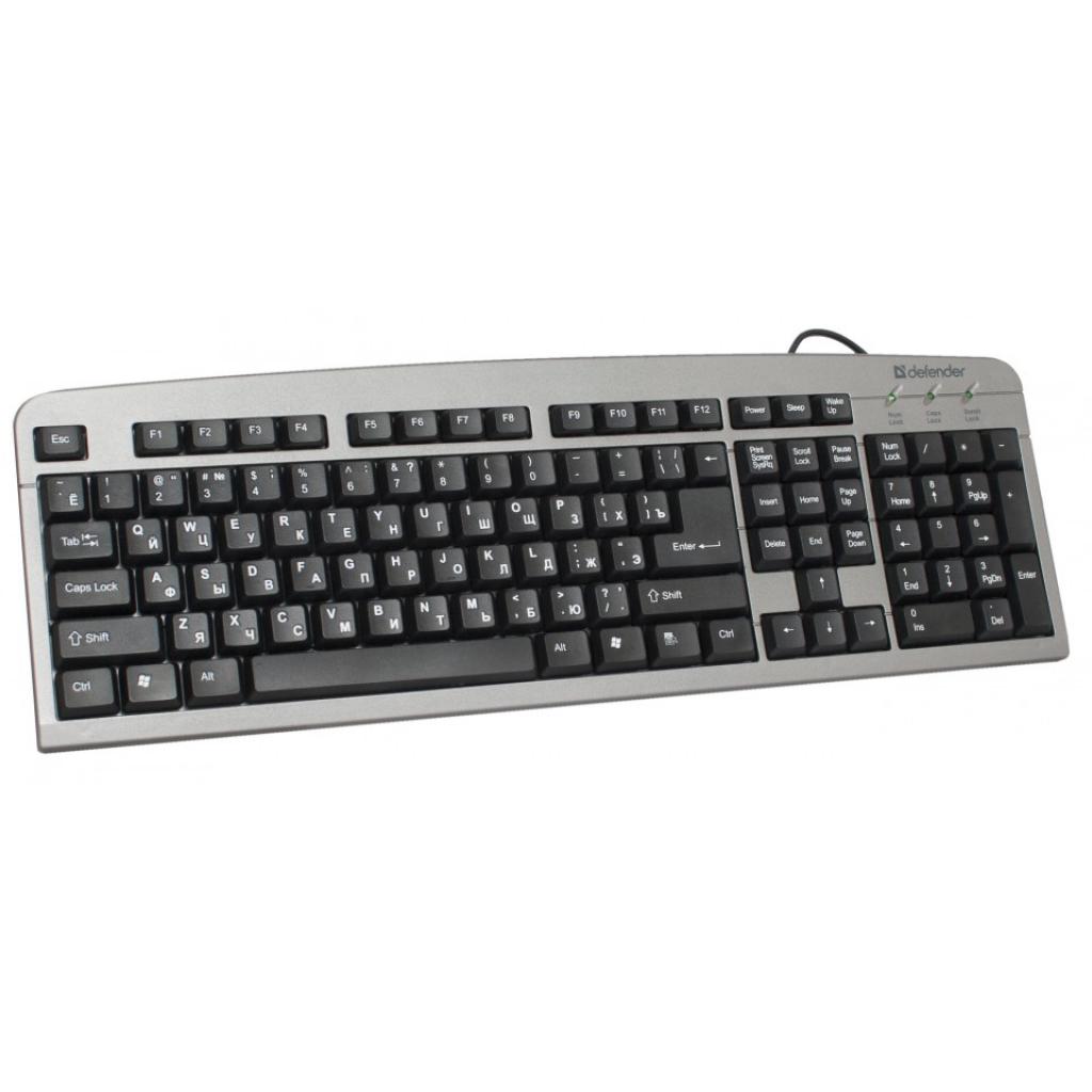 Клавиатура Defender Element HB-520 Grey (45523) изображение 2