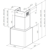 Вытяжка кухонная Faber LITHOS EG6 WH A45 изображение 2