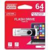 USB флеш накопитель Goodram 64GB Twister Black USB 3.0 (UTS3-0640K0R11) изображение 2