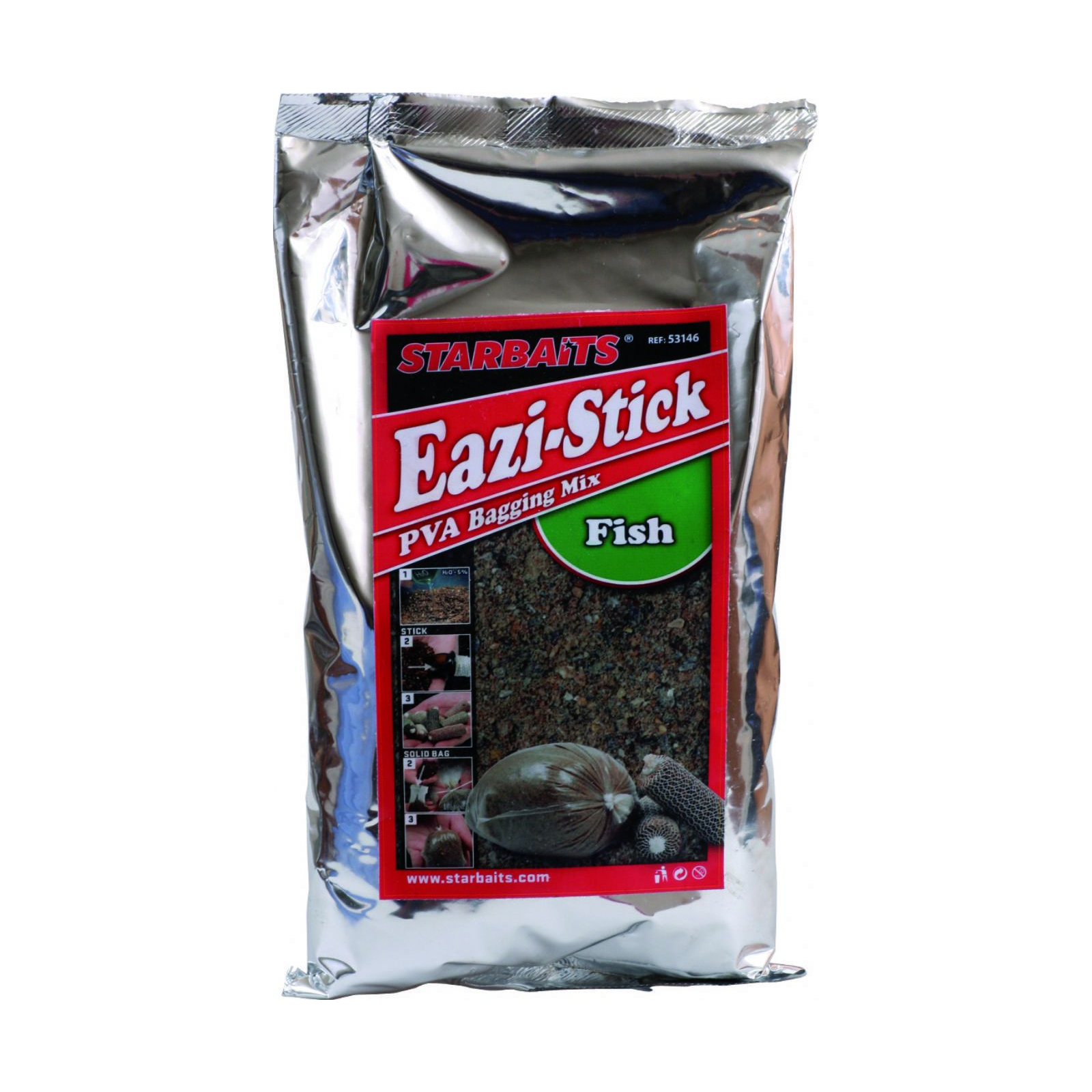 Прикормка Starbaits Eazi stick&bag mix fish рыбный 1кг (32.65.64)