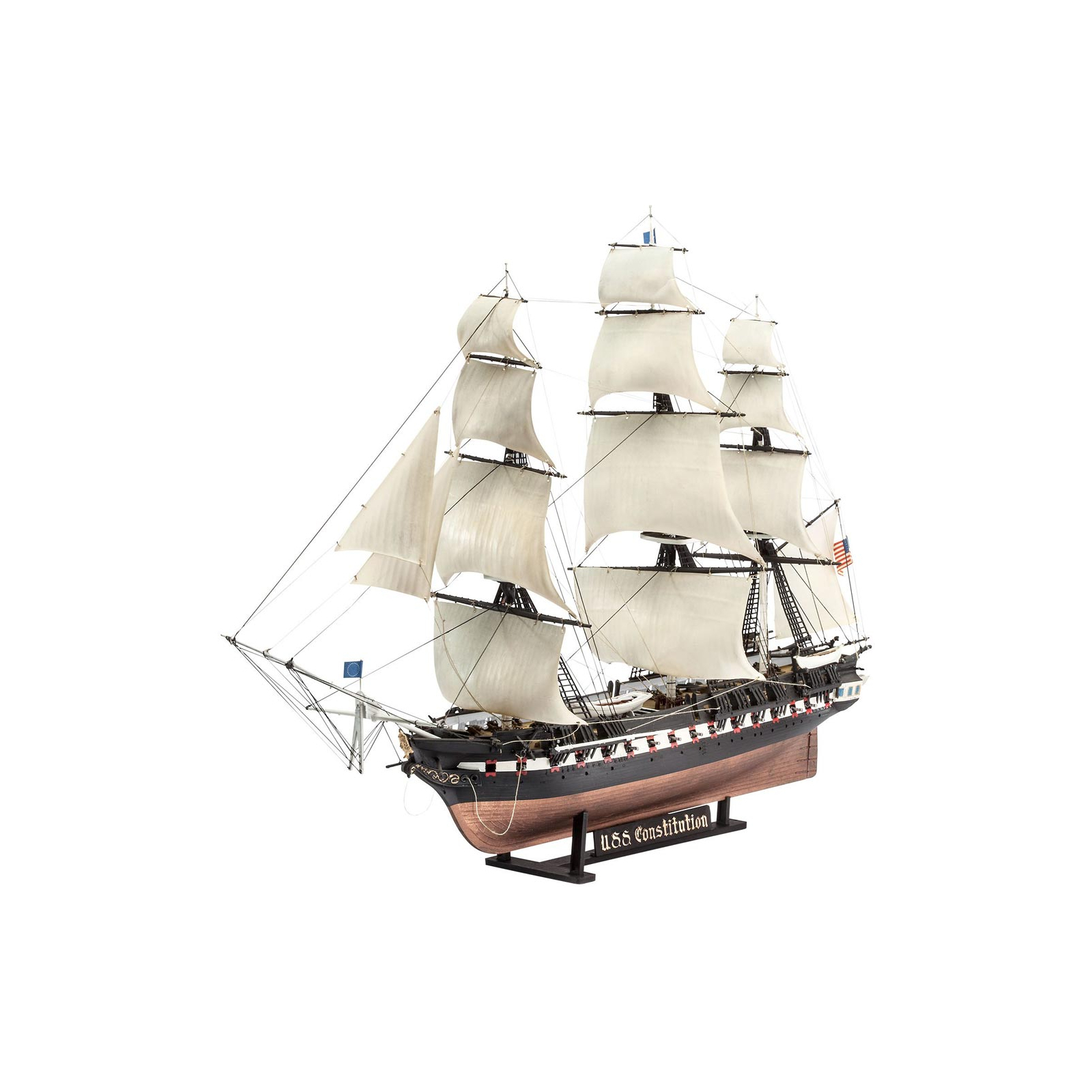 Сборная модель Revell Парусный корабль U.S.S. Constitution 1:146 (5472) изображение 2