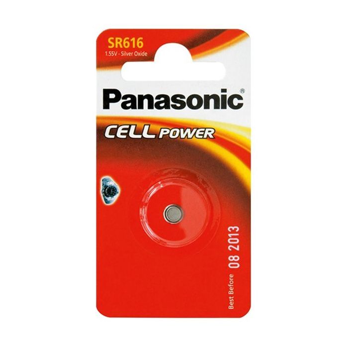 Батарейка Panasonic SR616 * 1 Silver Oxide (SR-616EL/1B)