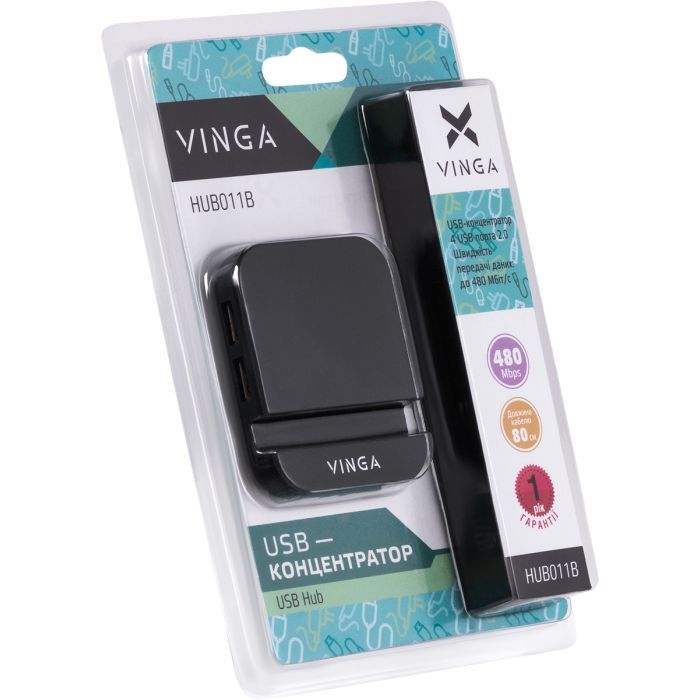 Концентратор Vinga HUB011B изображение 6