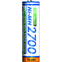 Аккумулятор Panasonic High Capacity AA 2700 mAh * 2 (BK-3HGAE/2BE) изображение 2