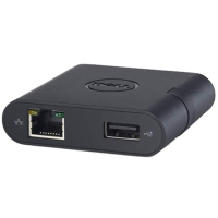 Порт-реплікатор Dell DA200 USB-C to HDMI/VGA/Ethernet/USB 3.0 (470-ABRY) зображення 2