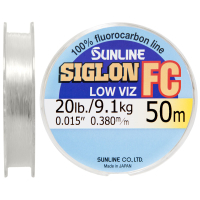 Фото - Волосінь і шнури Sunline Флюорокарбон  SIG-FC 50м 0.38мм 9.1кг поводковый  1658. (1658.01.44)