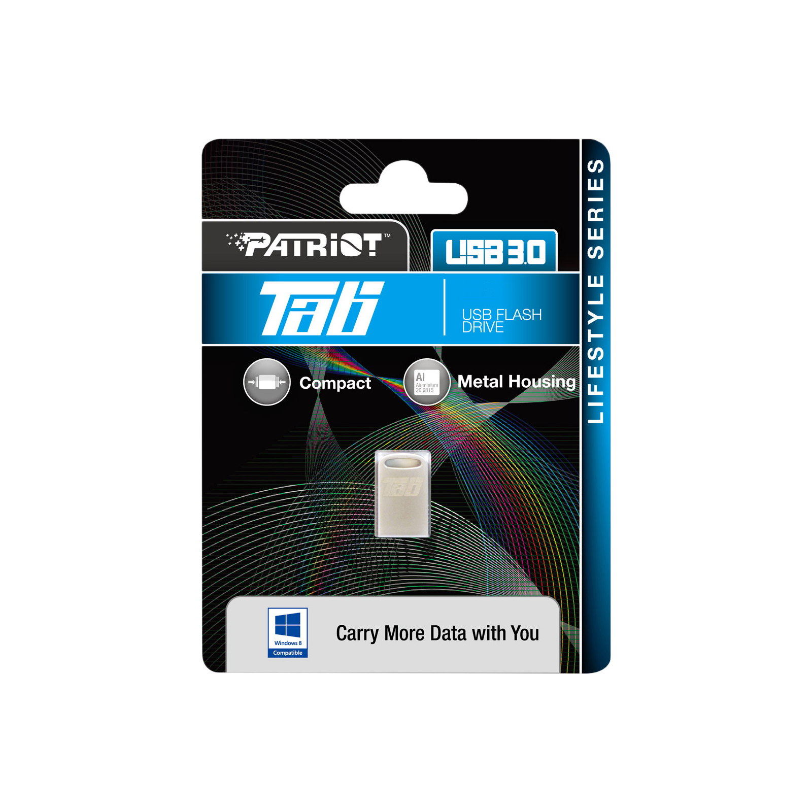 USB флеш накопитель Patriot 64GB Tab USB 3.1 (PSF64GTAB3USB) изображение 6