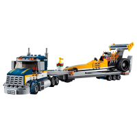 Конструктор LEGO City Грузовик для перевозки драгстера (60151) изображение 3
