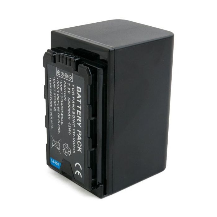 Аккумулятор к фото/видео Extradigital Panasonic VW-VBD58, Li-ion, 7.2V, 5800mAh (BDP2690) изображение 3