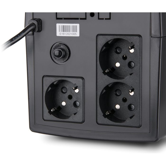 Пристрій безперебійного живлення Vinga LED 1200VA plastic case (VPE-1200P) зображення 5