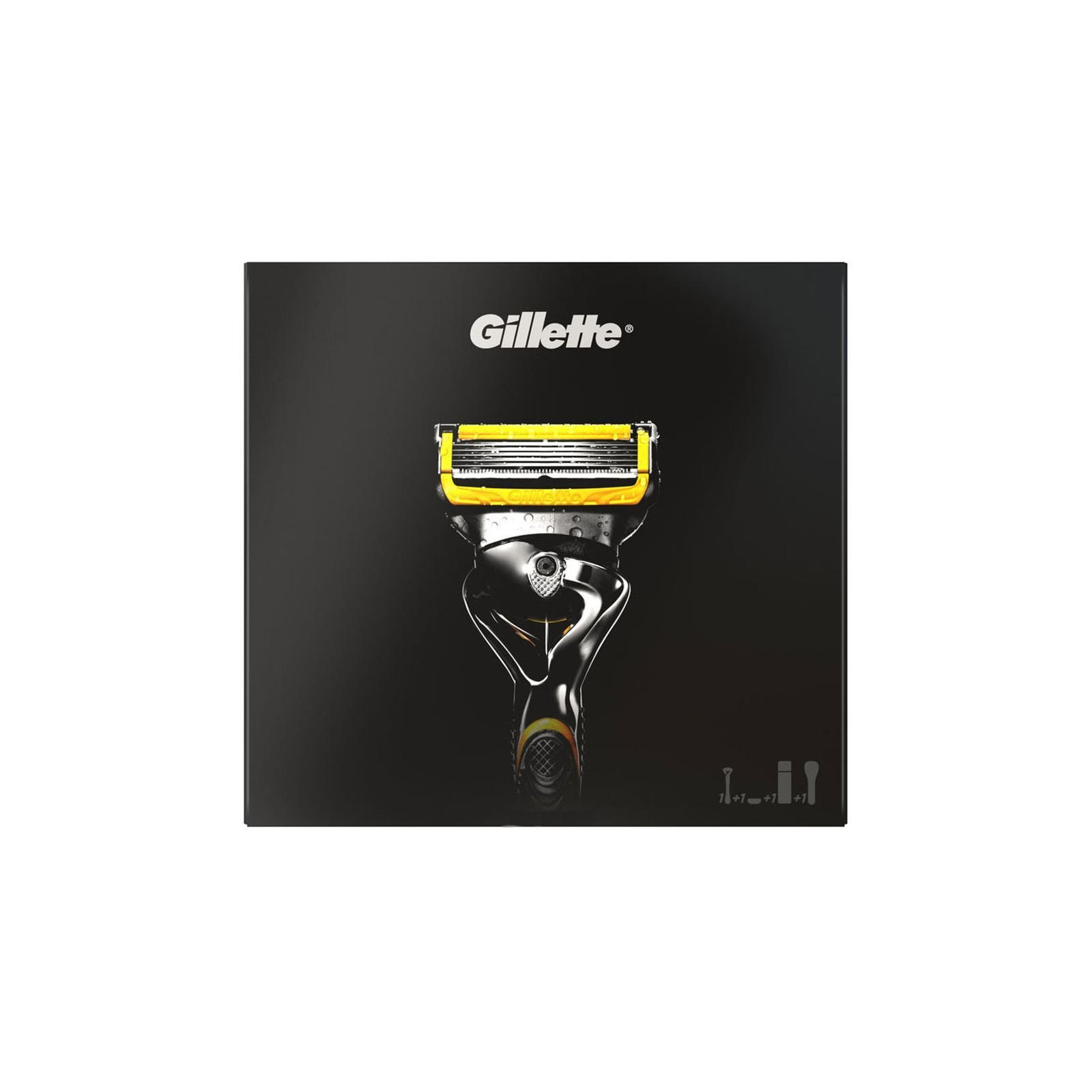 Набор для бритья Gillette Fusion Proshield и гель для бритья Active Sport 170 мл (7702018442379) изображение 2