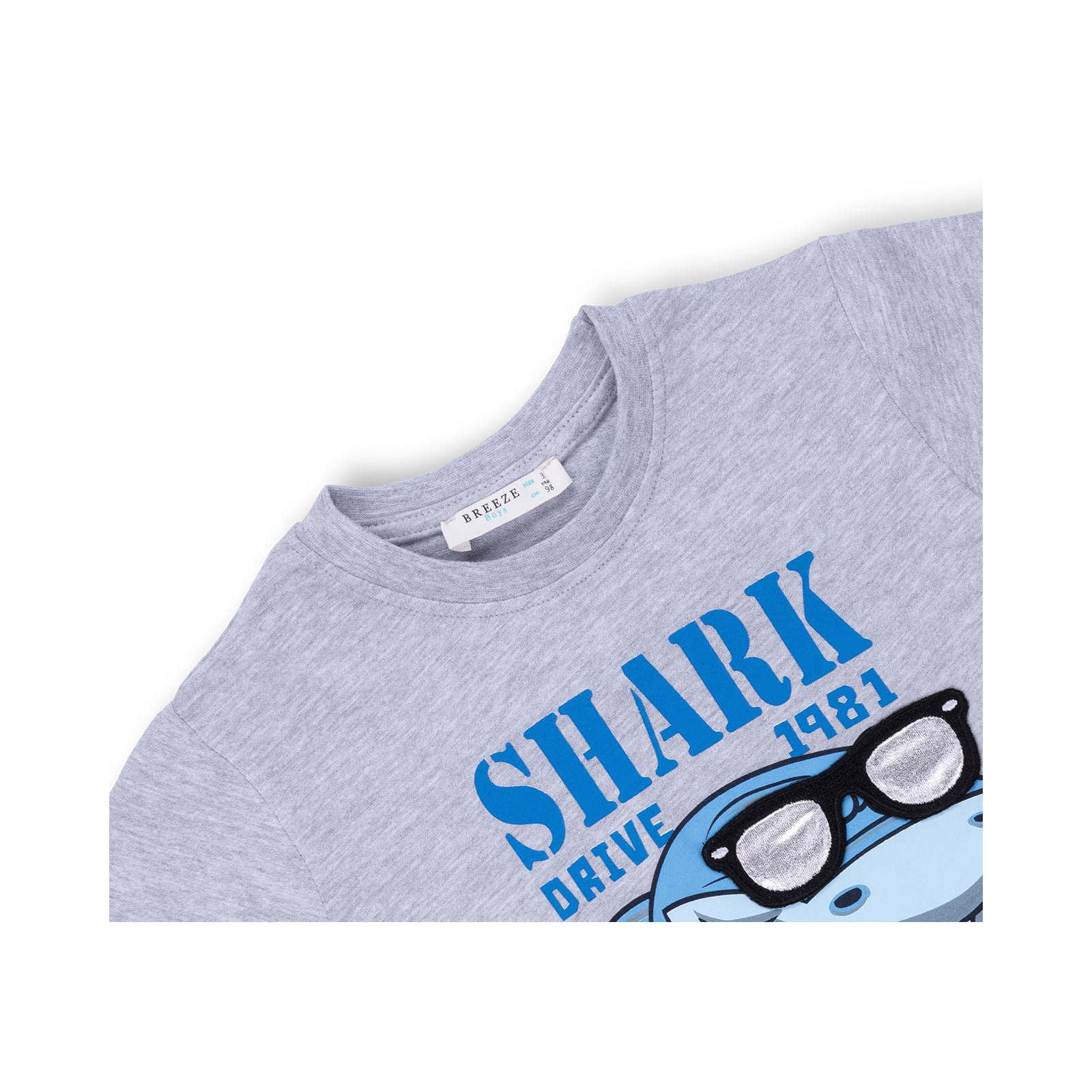 Набор детской одежды Breeze с акулой в очках (10931-98B-gray) изображение 7