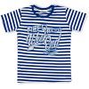 Футболка дитяча Breeze в смужку (7380-128B-blue)