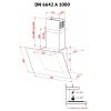Витяжка кухонна Perfelli DN 6642 A 1000 IV LED зображення 7