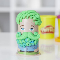 Набор для творчества Hasbro Play-Doh Сумасшедшая Парикмахерская (E2930) изображение 4