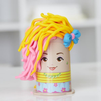 Набор для творчества Hasbro Play-Doh Сумасшедшая Парикмахерская (E2930) изображение 5