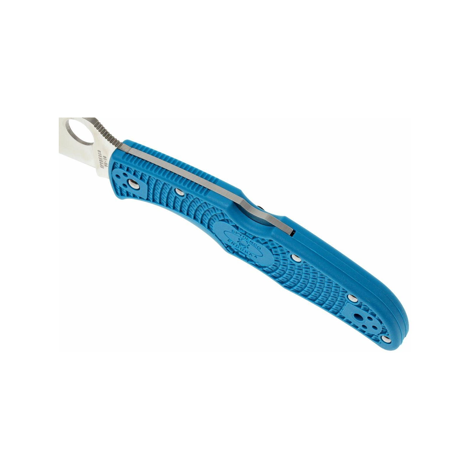 Нож Spyderco Endura 4 Flat Ground, blue (C10FPBL) изображение 4