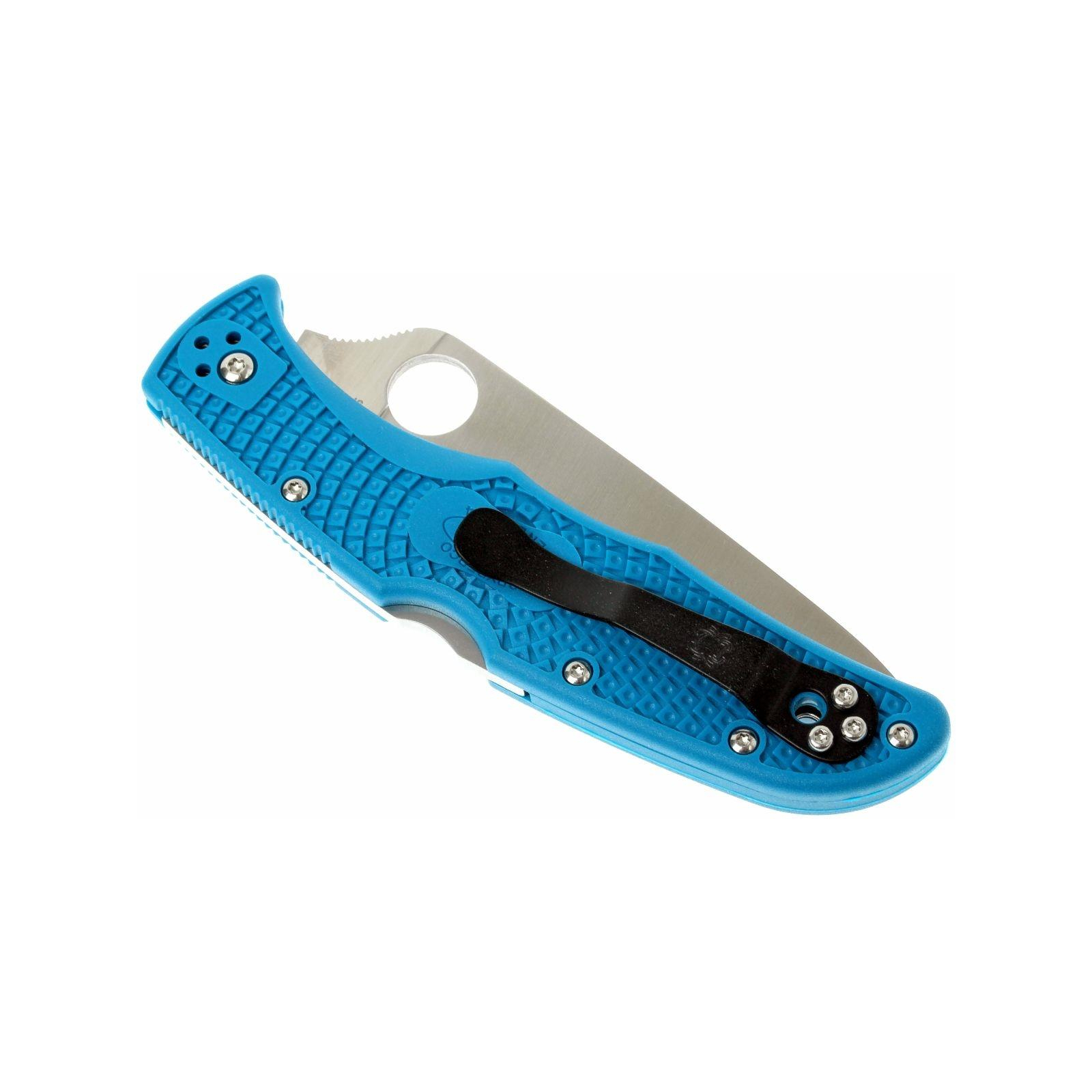 Нож Spyderco Endura 4 Flat Ground, blue (C10FPBL) изображение 6