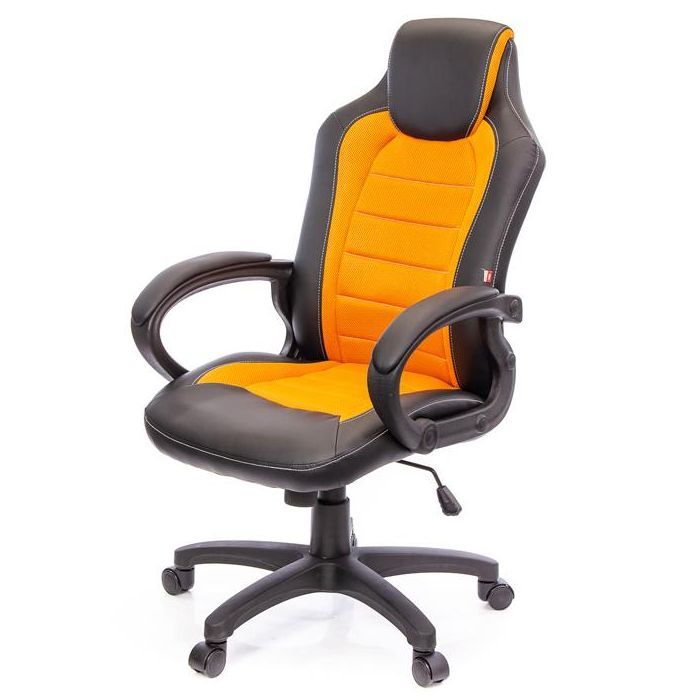 Кресло игровое Аклас Астон W PL TILT Оранжевое (10473)