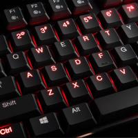 Клавиатура Modecom Volcano Blade Ultra Thin RU  (Kailh Low Profile Blue Switch) (K-MC-BLADE-BLUE-RU) изображение 6