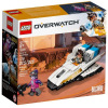 Конструктор LEGO Overwatch Трейсер против Роковой Вдовы 129 деталей (75970)