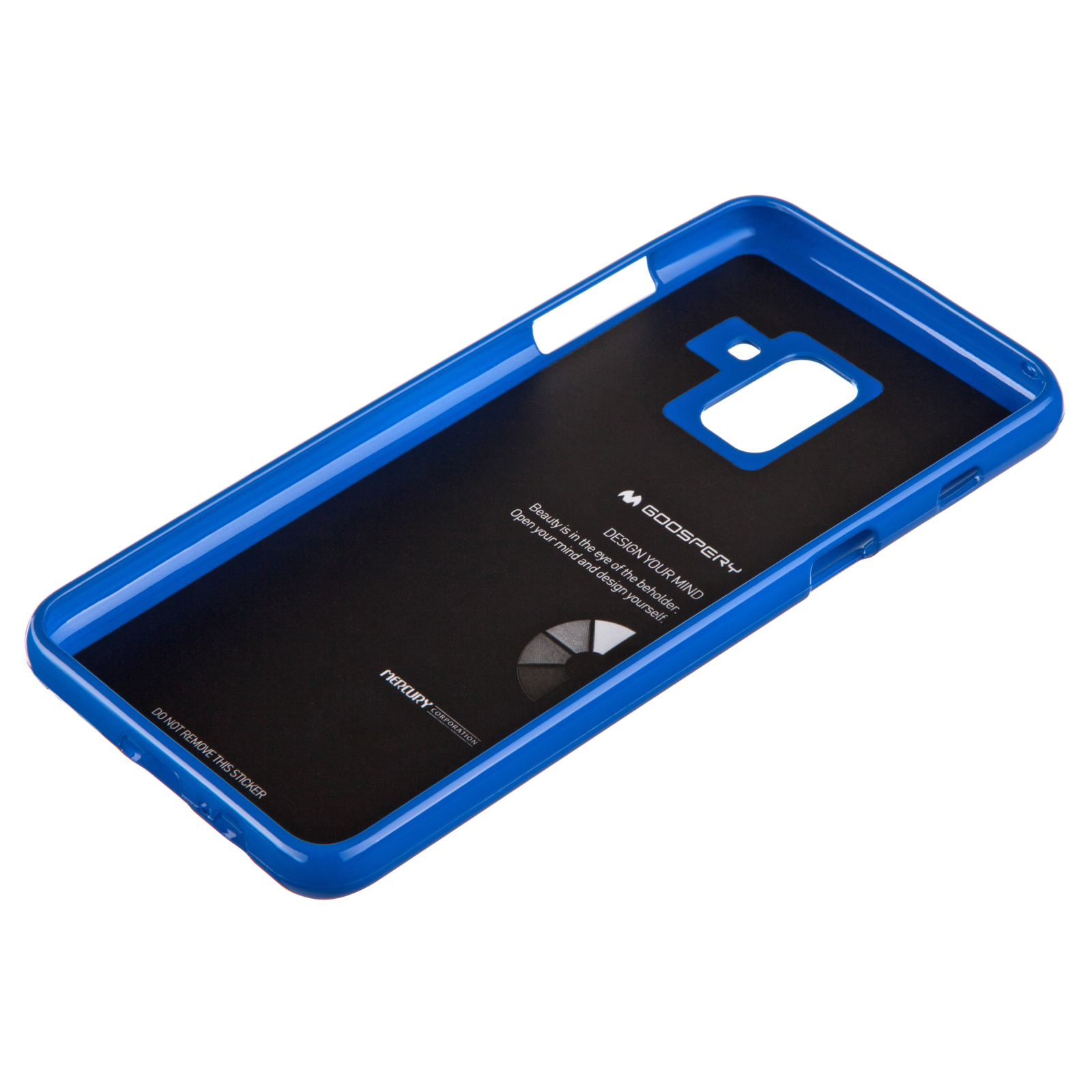 Чохол до мобільного телефона Goospery Jelly Case Samsung Galaxy A8 A530 Navy (8809550384163) зображення 2