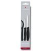 Набор ножей Victorinox SwissClassic из 3 предметов Черный с овощечисткой (6.7113.31) изображение 6