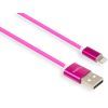 Дата кабель USB 2.0 AM to Lightning 1.0m rainbow nylon Vinga (VCPDCLCOLNB1RS) зображення 2