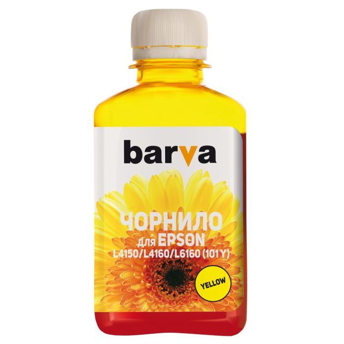 Чернила Barva EPSON L4150/L4160 (101) 1л YELLOW (E101-610)