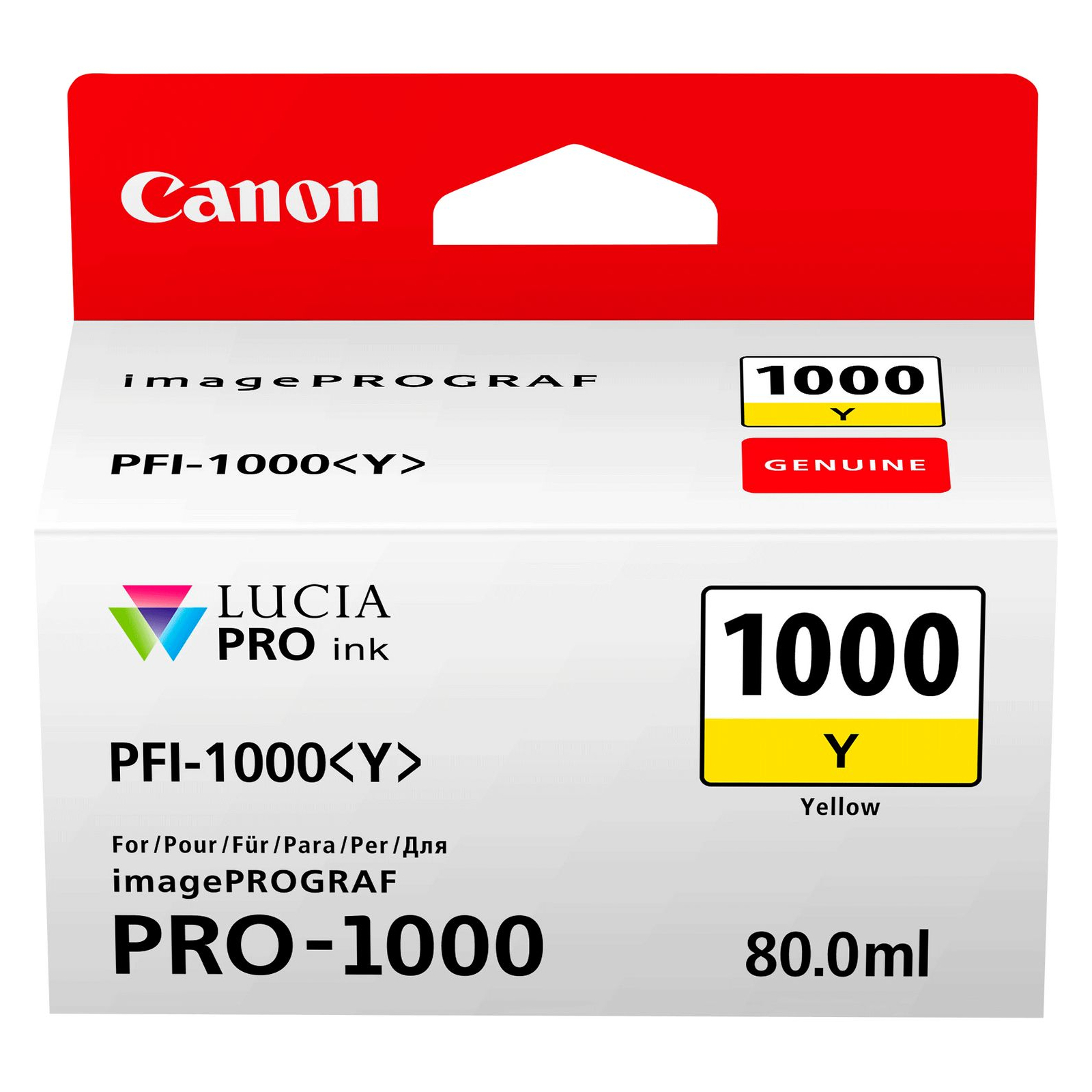 Картридж Canon PFI-1000C (Cyan) (0547C001)
