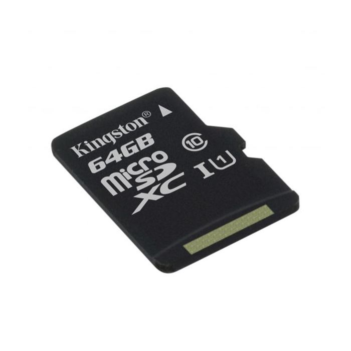 Карта памяти Kingston 64GB microSDXC Class 10 Canvas Select Plus 100R A1 (SDCS2/64GBSP) изображение 2