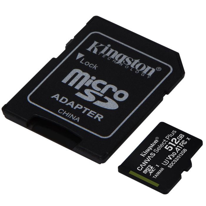 Карта памяти Kingston 512GB microSD class 10 A1 Canvas Select Plus (SDCS2/512GB) изображение 2