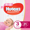 Підгузки Huggies Ultra Comfort 3 (5-9 кг) для дівчаток 21 шт (5029053543543)