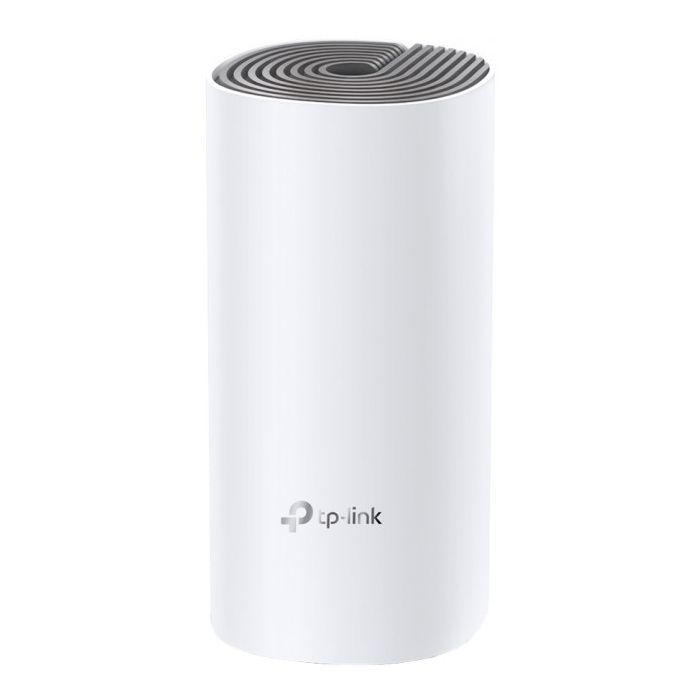 Точка доступа Wi-Fi TP-Link DECO E4 1 pcs AC1200, 2xFE LAN/WAN, MESH, MU-MIMO, Beamformi (DECO-E4-1-PACK)