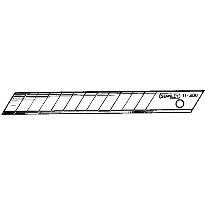 Лезо Stanley 9 мм, 10 шт. (1-11-300) зображення 2
