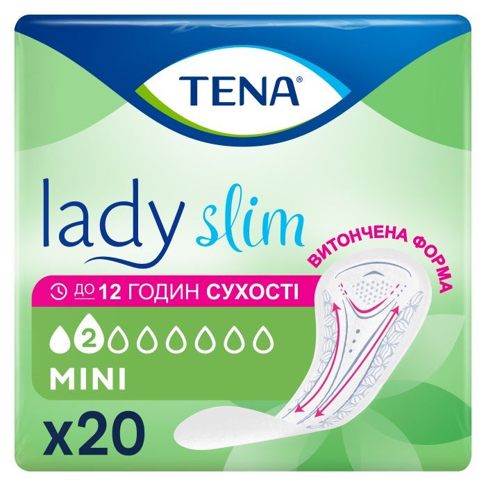 Урологические прокладки Tena Lady Slim Mini 10 шт. (7322540984705/7322540853254)
