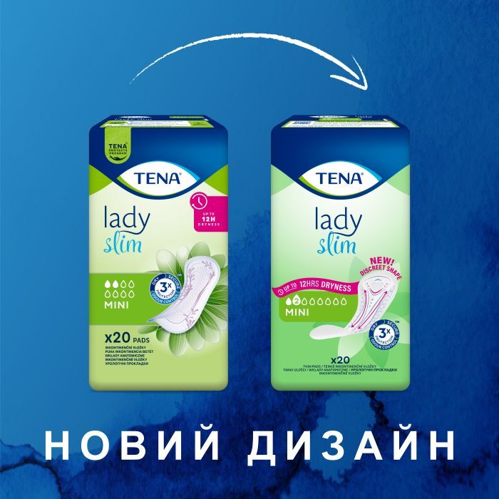 Урологические прокладки Tena Lady Slim Mini 10 шт. (7322540984705/7322540853254) изображение 3