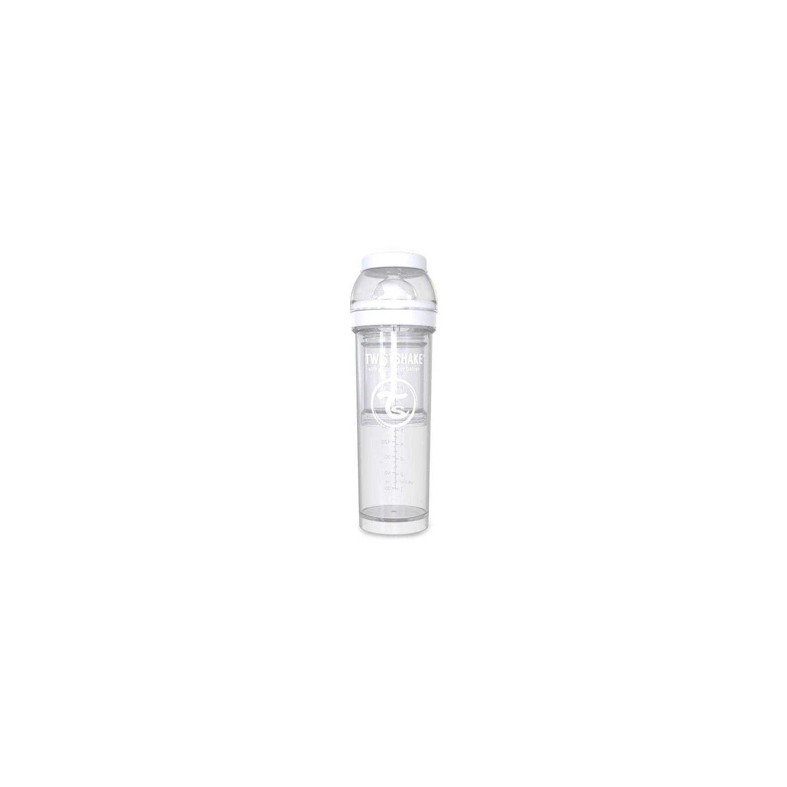 Бутылочка для кормления Twistshake антиколиковая 330 мл, белая (24863)